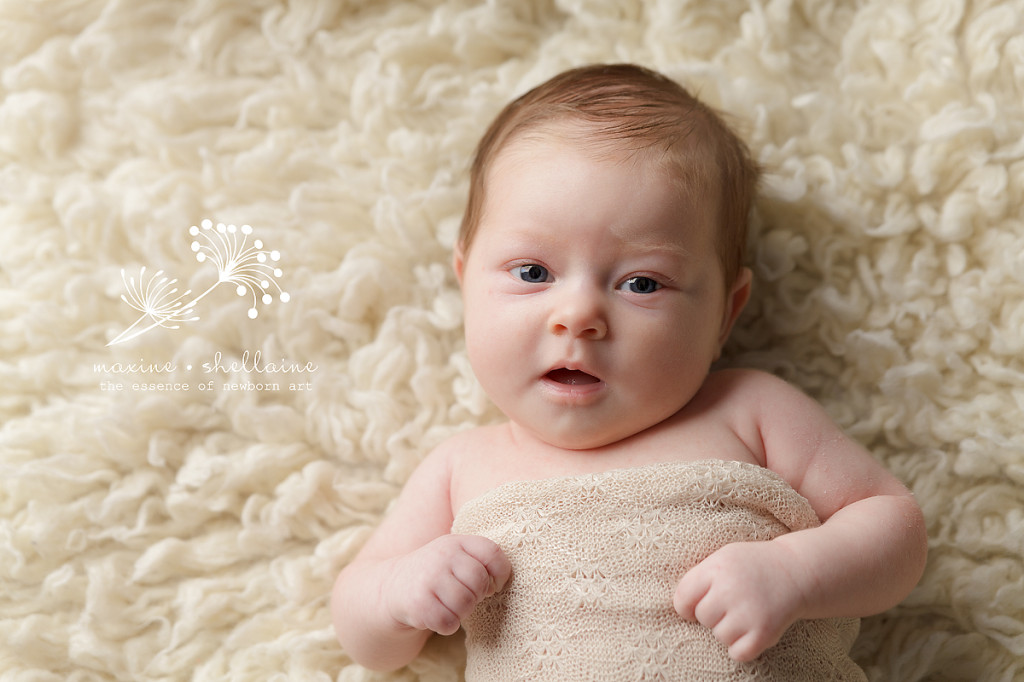 alt=baby on rug, alt=8 week old portrait