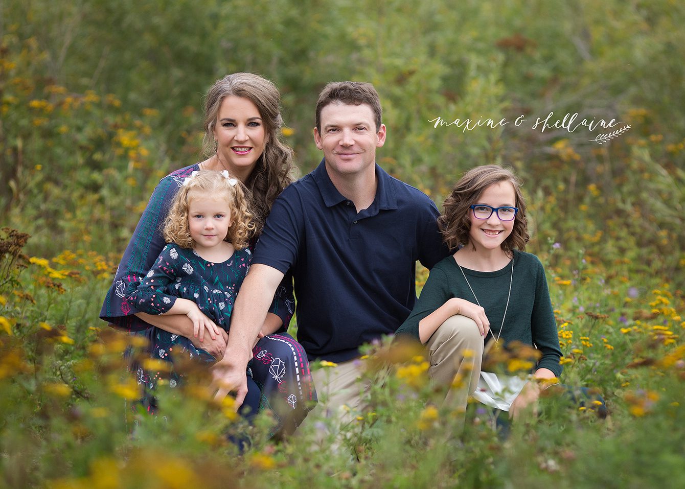 outdoor fall family photography