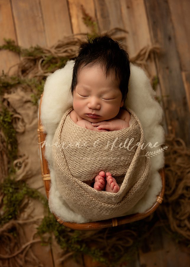 alt=newborn photography, alt=baby photographer, alt=posed newborn photography, alt=wicker basket prop