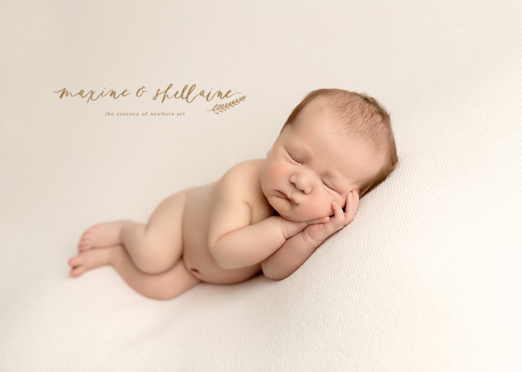 alt=newborn photography bean bag pose, alt=side pose, alt=newborn side pose